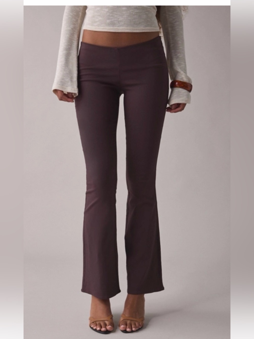 Kimchi & blue Hailey stretch pull on low rise flare